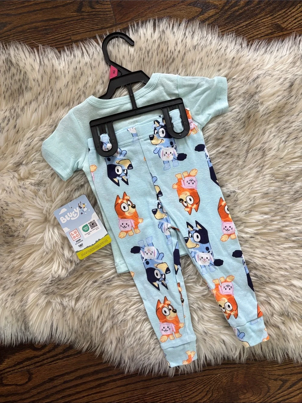 18M NWT BLUEY Toddler Snug Fit Two-Piece Sleep Set